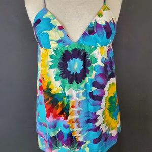 twenty one spaghetti strap tie dye top    A34-11